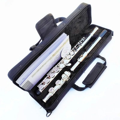YF-471 Flute 16 Hole with E Key YF-271 Silver Plated Flute C Key White Copper