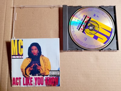 MC Lyte   Act Like You Know, CD Album, US Repress, VG+