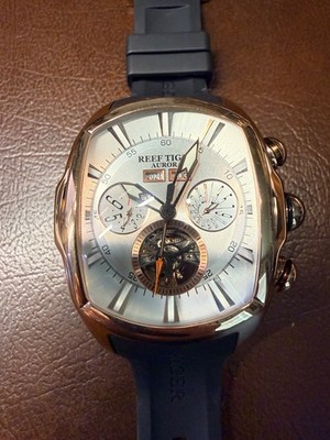 Mens Reef Tiger Aurora Automatic Watch 