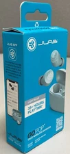 JLab Go POP+ True Wireless Bluetooth Earbuds iOS, Android, Headphones Lgt Blue