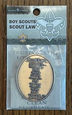 Boy Scouts BSA Official Scout Law Challenge Coin - New/Sealed