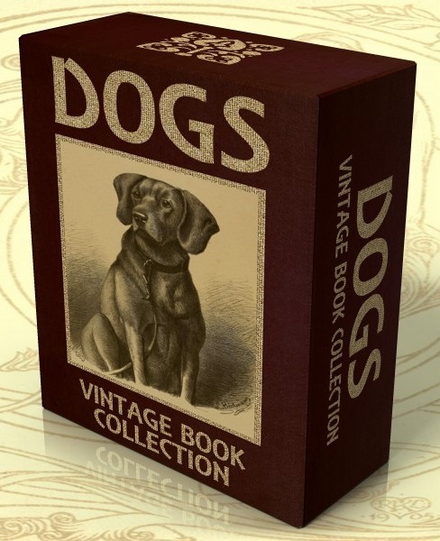 DOGS 65 Vintage Books 200 Hi-Res Images on DVD Breeding, Dog Breeds,  Training