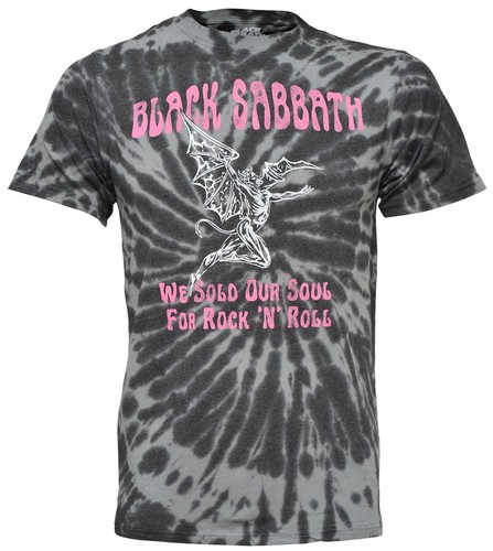 T-shirt ufficiale Black Sabbath venduta la nostra anima per rock n roll vintage tie dye nuova - Foto 23 di 25