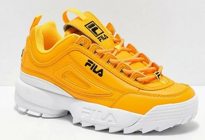 yellow fila trainers womens