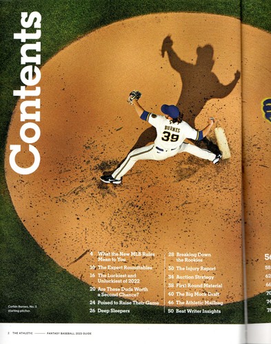 FANTASY BASEBALL 2023 The Athletic Magazine Paul Goldschmidt 300+ Players Ranked - Picture 2 of 3
