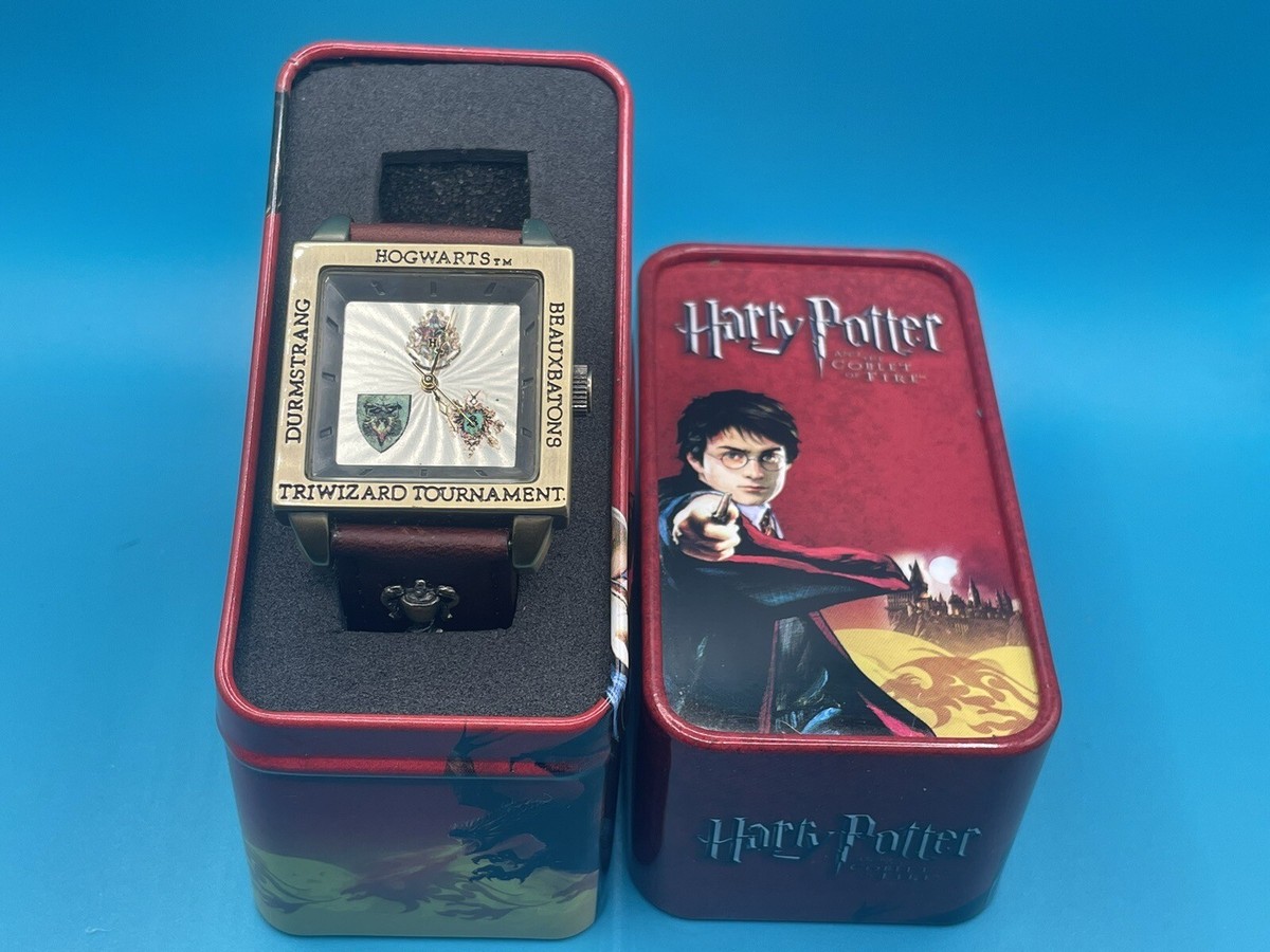 HARRY POTTER SEIKO WATCH HOGWARTS TRIWIZARD TOURNEMENT LEATHER