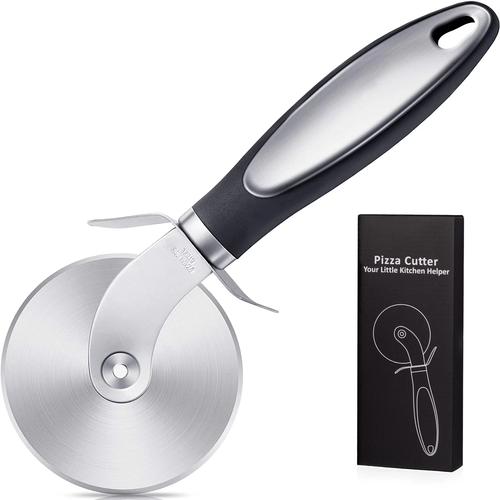 Pizza Cutter Wheel, Food Grade Stainless Steel Super Sharp Pizza Cutter, Heavy D - Picture 10 of 12