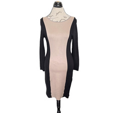 Alice + Olivia Employed Dress Size Small Color Block Sheath Corpcore Corporate