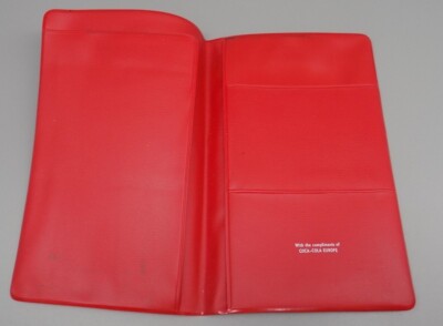 Coke Passport Holder 1958 Compliments Of Coca Cola Europe No Logo Document