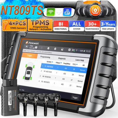NT809TS All System Car OBD2 Scanner Code Reader TPMS pro*grammer Bi-directional