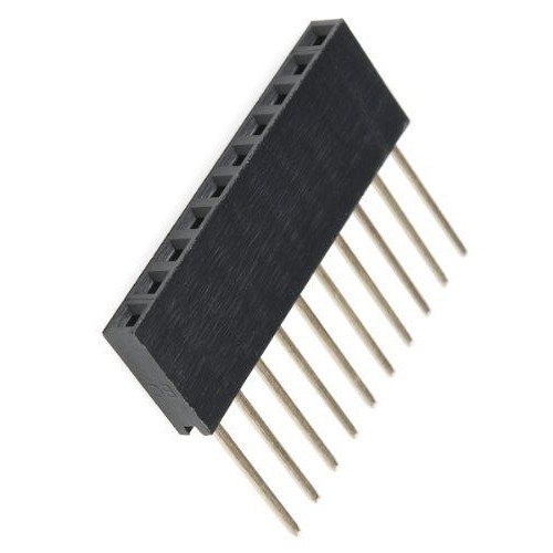 50PCS 10Pin 2.54 mm Stackable 11mm Long Legs Female Header For Arduino ...