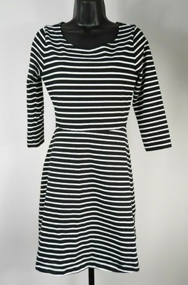 old navy black and white dress