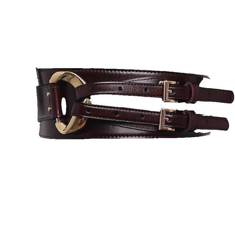 Corsé Mujer sólido de cuero Cinturones Cinturón