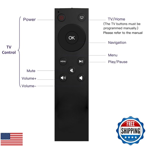 MYHGRC-Replacement Apple Remote for Apple TV/Apple TV 4K/HD/Gen 1 2 3 4th, Co - Picture 5 of 5
