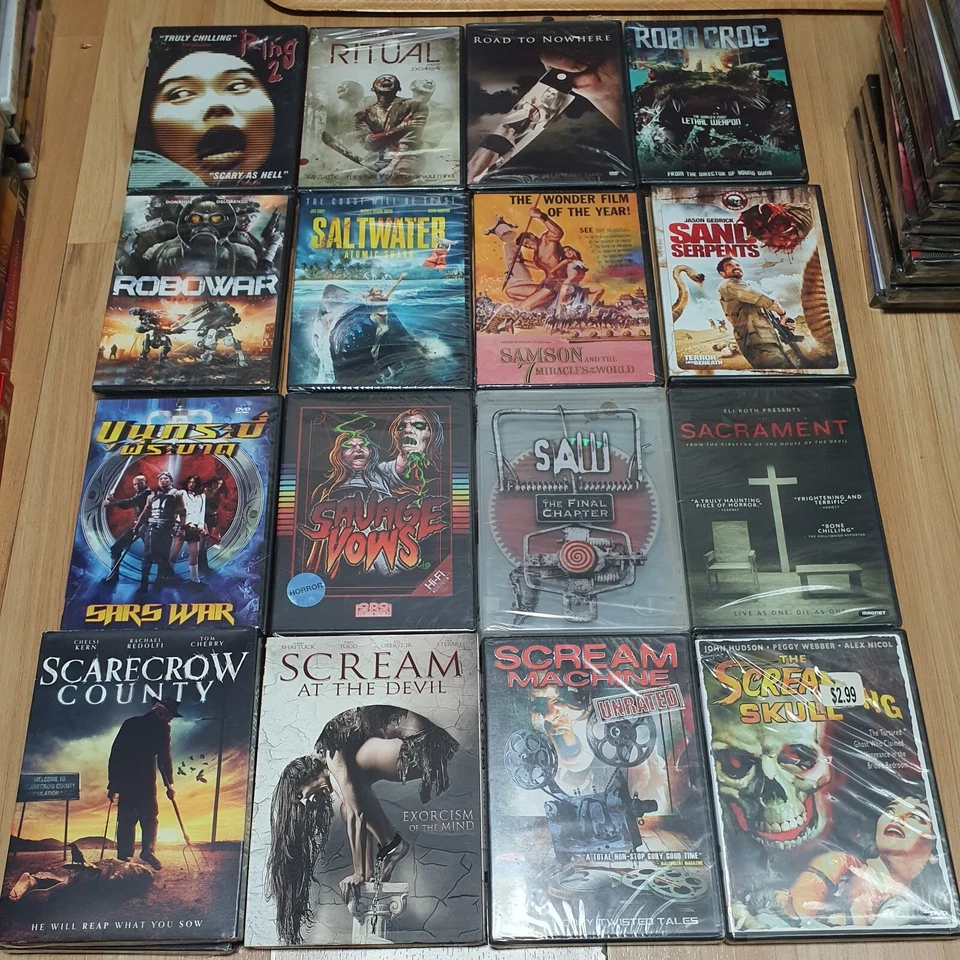 NEW TITLES Sealed NEW Horror, Sci-Fi & Fantasy DVDs R thru Z - Buy more to save Foto 3 de 4