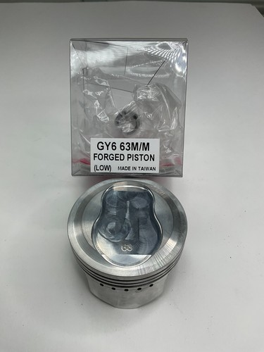 SCOOTER GY6 150cc 63mm Forged Piston kit for low compression builds (NITROUS) - Picture 3 of 3