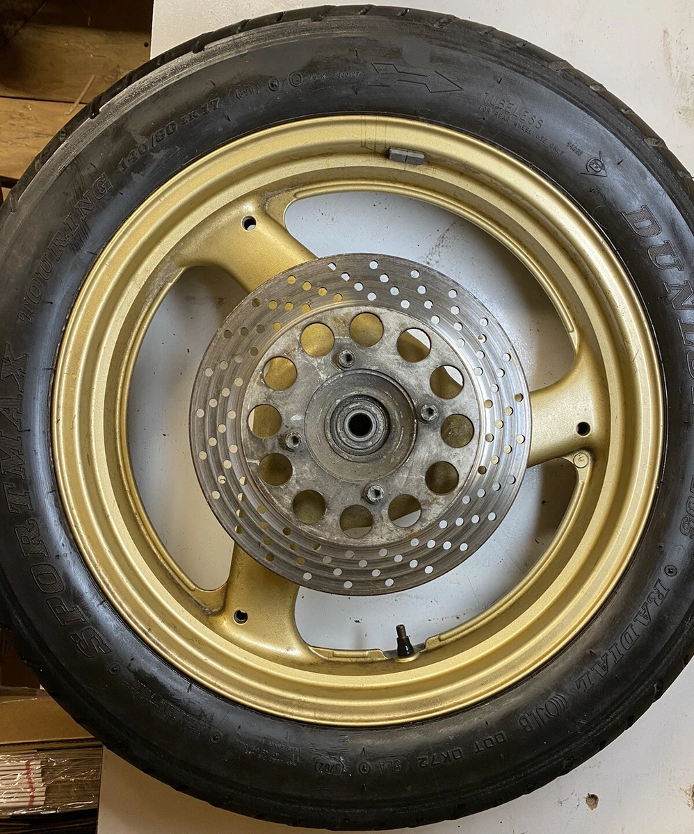 91 97 Suzuki Katana 600 Gsx600f Gsx600 Rear Wheel Rim W Tire Rotor