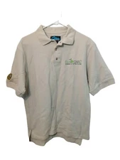 GM General Motors - US Department of Energy ECOCar Logo Polo Shirt Electric Tan