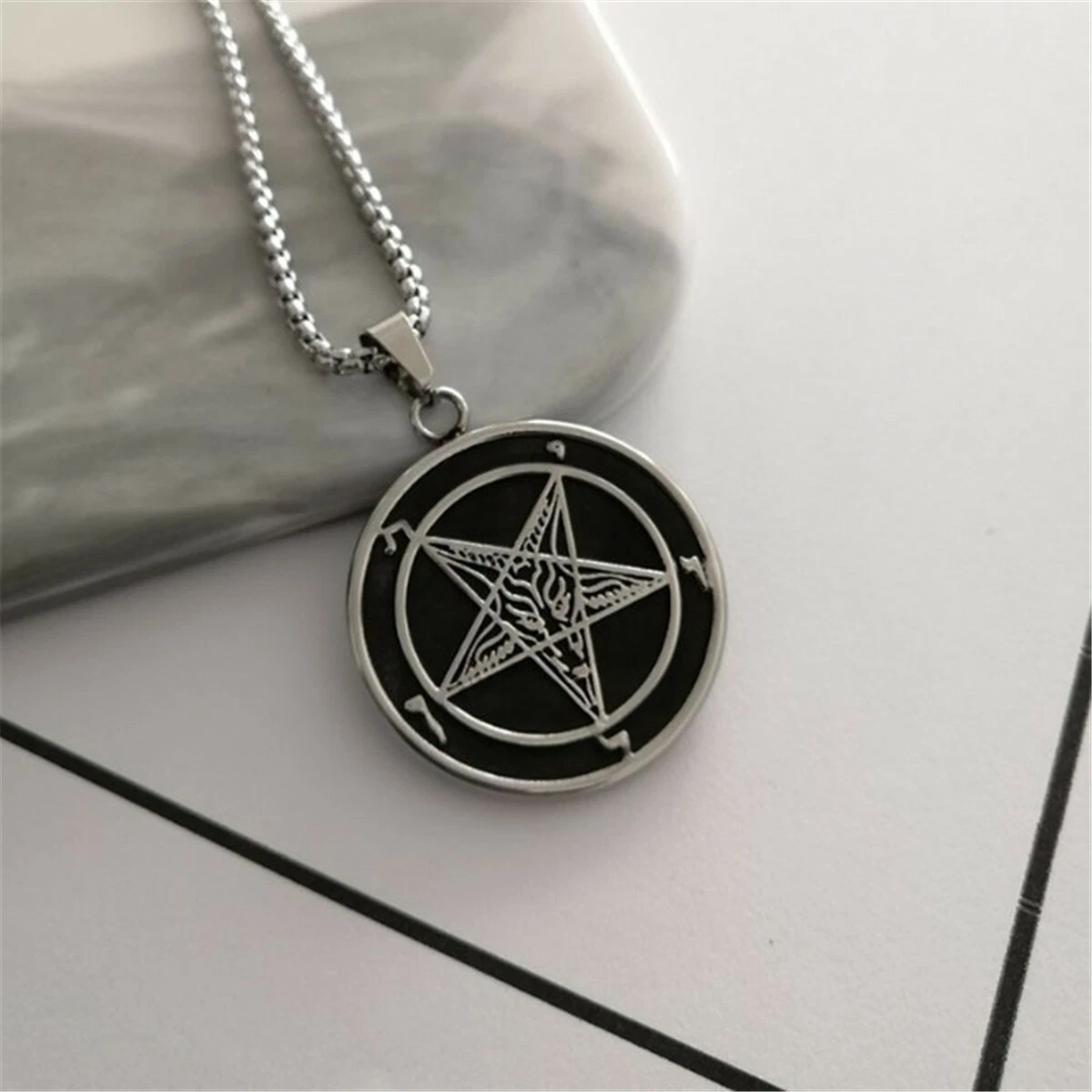 Lucifer coin best sale necklace
