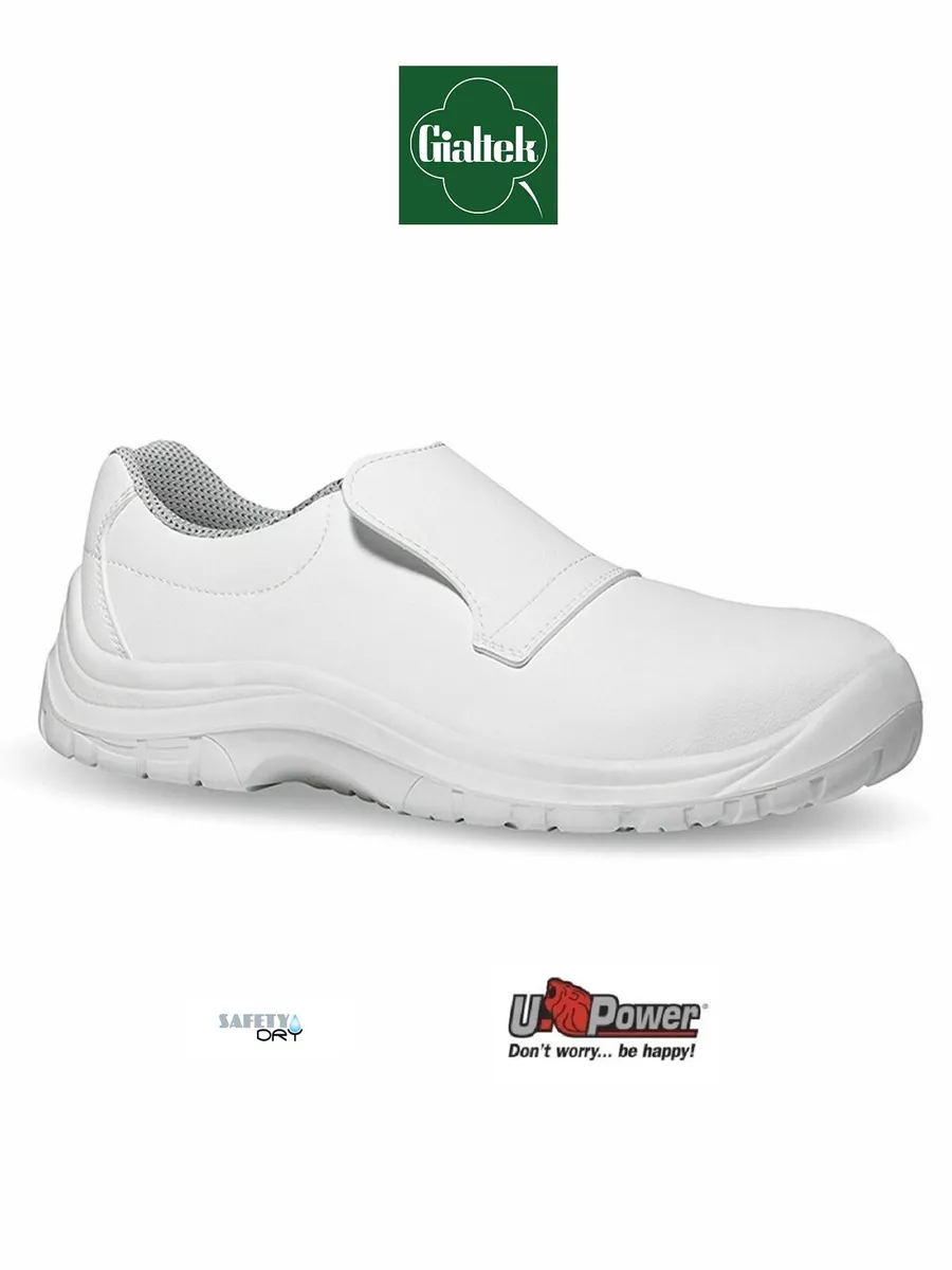 SCARPE ANTINFORTUNISTICHE U POWER REPLY S2 SRC LAVORO ALIMENTARE CUCINA  BIANCA