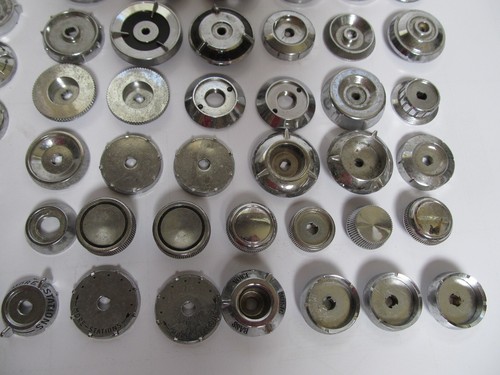 Vintage Auto Car Radio Knobs 300+ Pcs Lot - Plastic & Metal Ford Chevy Delco - Picture 8 of 18