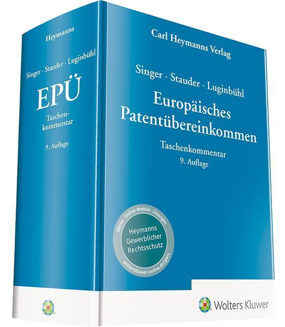 Thumbnail - Singer / Stauder / Luginbühl, Epü - Europäisches Patentübereinkommen