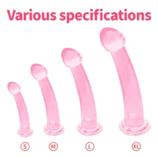 Waterproof-Jelly-Dildo-Sex-Dong-Realistic-Penis-Cock-Anal-Butt-Plug-Suction-Cup