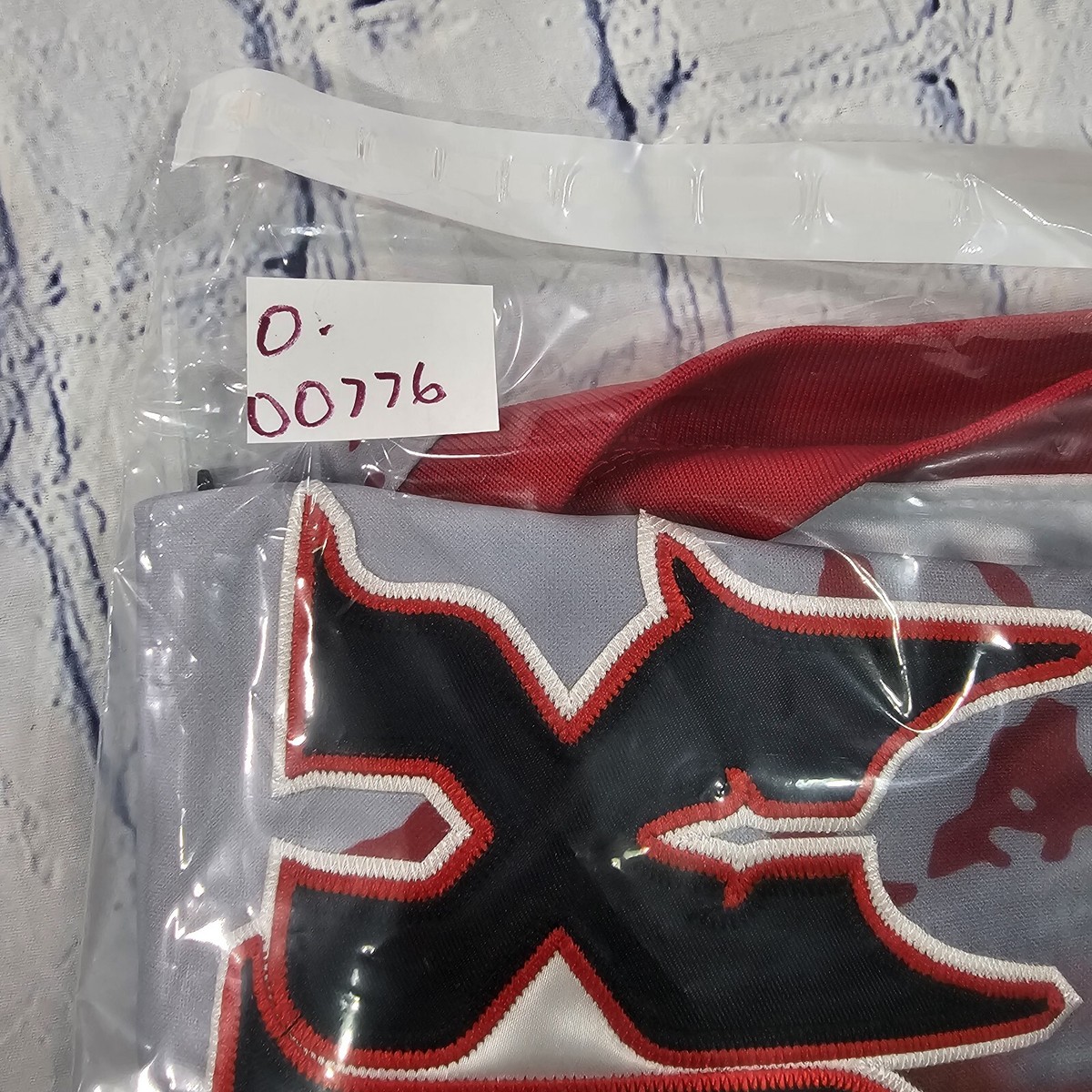 Headgear Classics Basketball Jersey DMX Gray Red Flesh Of My