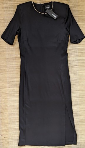 Just Cavalli bodycon dress tight & fitted, Stretch, gold collar beads RRP £699 - Picture 3 of 15