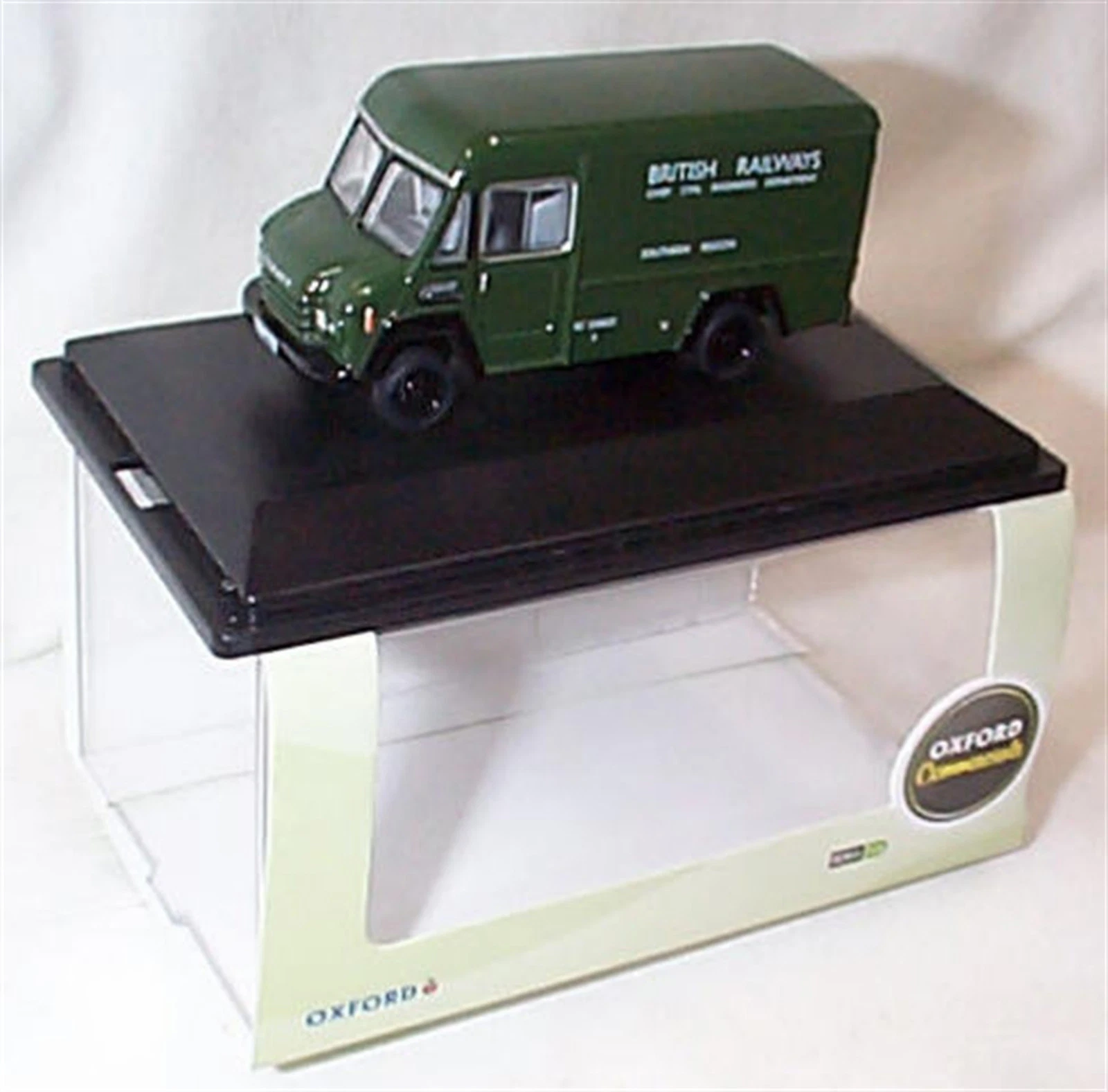 VANS Commer Walk Through Van British Railways verde scala 1 76 nuovo in custodia