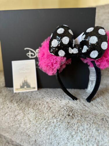 Disney Parks Betsey Johnson x Minnie Mouse Polka Dot Ears - Limited Edition -NWT
