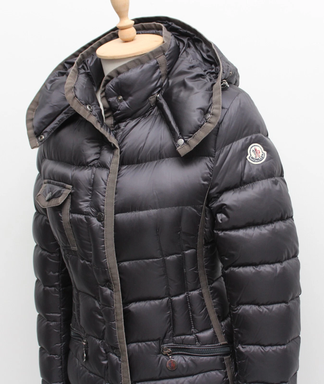 Cappotto giacca piumino lungo trapuntato donna MONCLER Hermione RARO taglia 2 vestibilità ~S