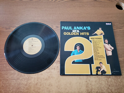 1970s MINT-EXC Paul Anka   Paul Anka's 21 Golden Hits 2691 LP33