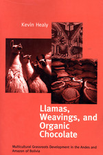 SIGNED KEVIN HEALY LLAMAS WEAVINGS AND ORGANIC CHOCOLATE