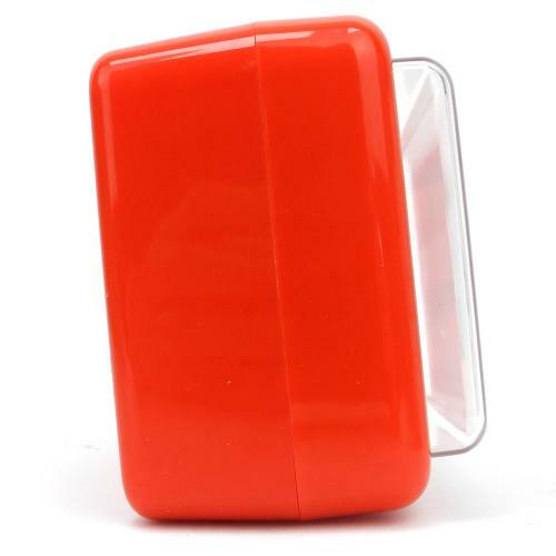 TWEMCO Rectangular Style Retro Bedroom Desktop Flip Clock QT30 Red