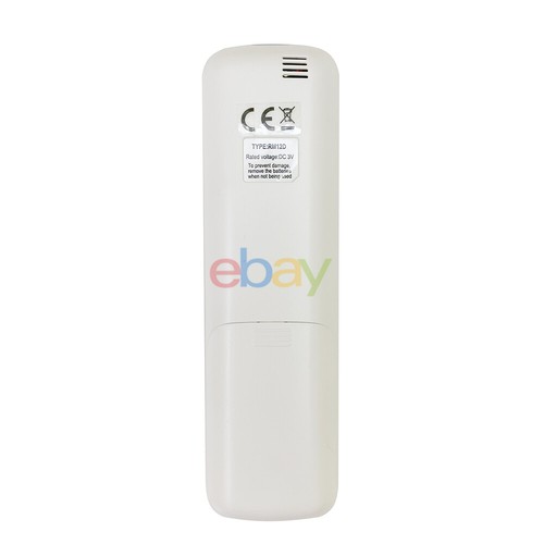 Used Genuine RM12D For Clivet Midea Carrier Air Conditioner Remote Control RM12F - Picture 3 of 4