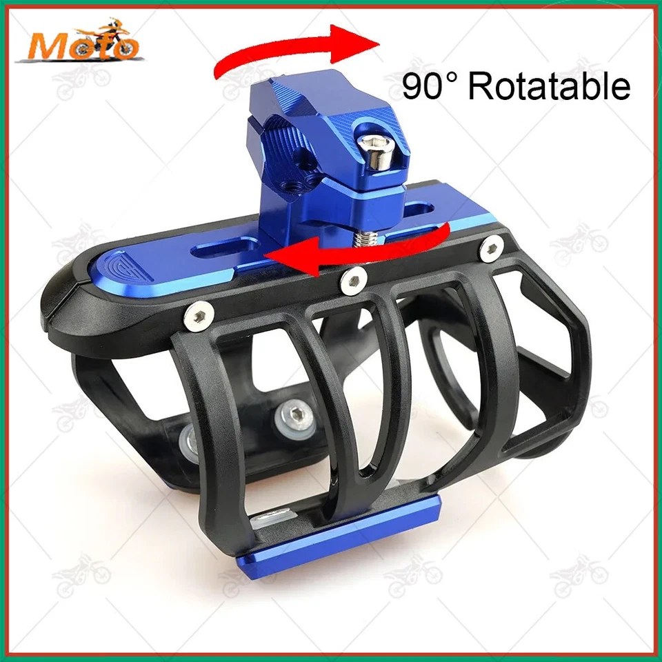 For Honda XR 250 400 125 100 200 Beverage Water Bottle Drink Cup Holder Bracket - Image 3 of 4