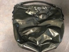 Coach Madison Patent Leather Marielle Drawstring Tote Purse 18820 Pewter (CON29