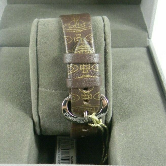 【Vivienne Westwood】 Medal VV019BK Vivienne Westwood Women's VV019BK Medal Leather Strap Watch