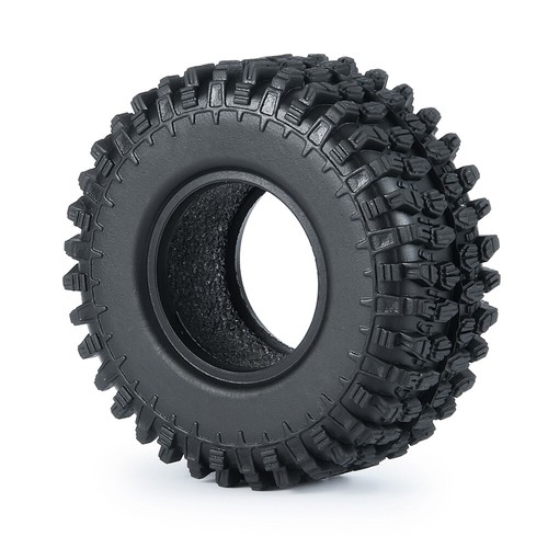 4PCS Metal Wheel Rims Rubber Tires Upgrade for RC Axial 1/24 SCX24 Crawler Car - Picture 11 of 33
