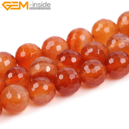 Natural Genuine Gemstone Jewelry Making Beads Wholesale 15" Round Faceted Stone - 第 35/173 張圖片