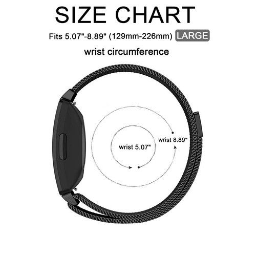 For Fitbit Inspire HR / Inspire/ Inspire 2 Band Milanese Stainless Steel Straps - Picture 31 of 50