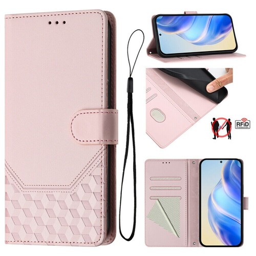 RFID Leather Wallet Case Cover For iPhone 16e 16 15 14 13 12 11 Pro Max XS Plus - Picture 90 of 91