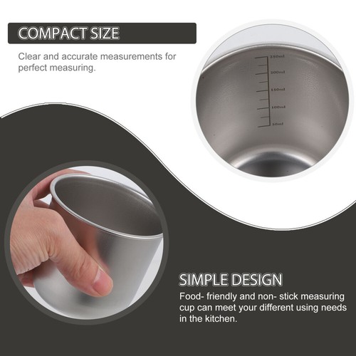 Stainless Steel Measuring Scale Cup Kitchen Rice Measuring Cup Cooker Measuring - Picture 5 of 12