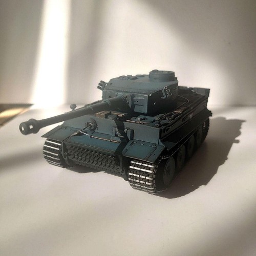TIGER I German Heavy Tank 1:48 TAMIYA Plastic Model Kit ALL Painted Vehicles - 第 1/5 張圖片