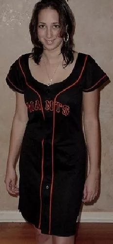 San Francisco Giants Ladies Jersey Dress Small MLB NWT Womens Sexy