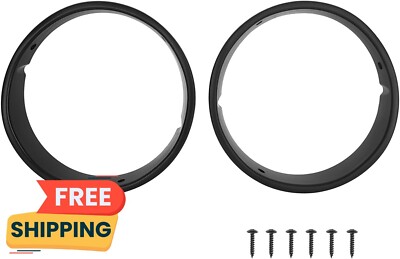 Embellecedor de cubierta de biseles de faros delanteros en negro mate, NUEVO US