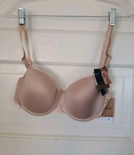 NWT CHANTELLE 3612 MEMORY BEIGE MULTIWAY BRA SZ 32D EU 70D
