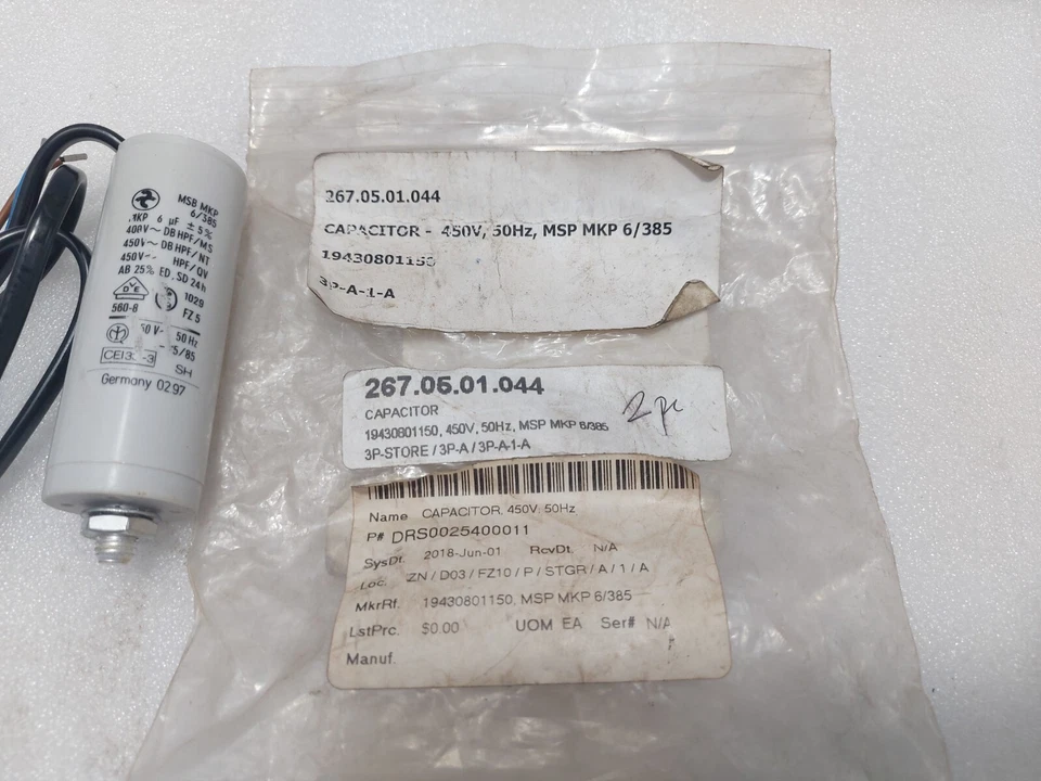 DVE MSP MKP 6/385 Condensador Capacitor - Image 3 of 4
