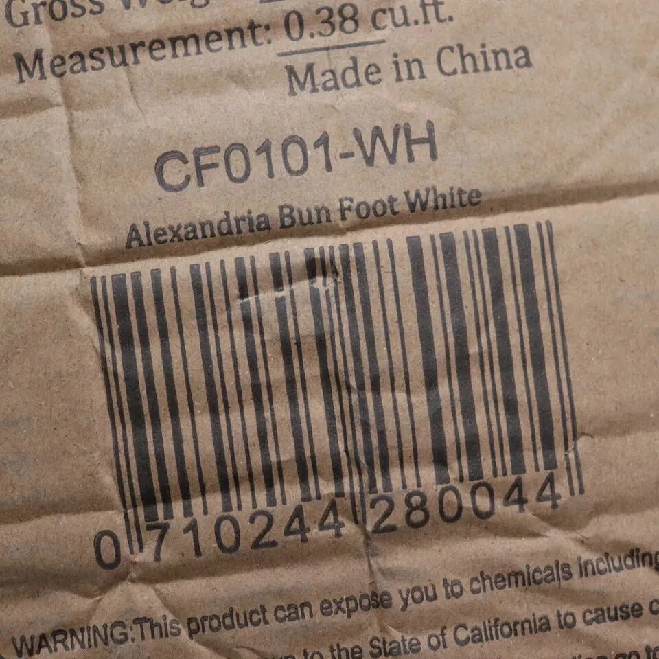 Crosley Hedon булочка ноги набор белый CF0101-WH совершенно новый - Изображение 2 из 2